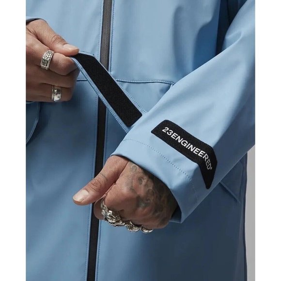 NEW Nike Jordan 23 Engineered Trench Jacket Light BLue DV7691-427 Men’s Size S - Picture 5 of 10